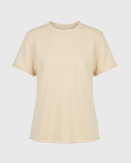 Beżowy t-shirt Signature 2021 - Image #5