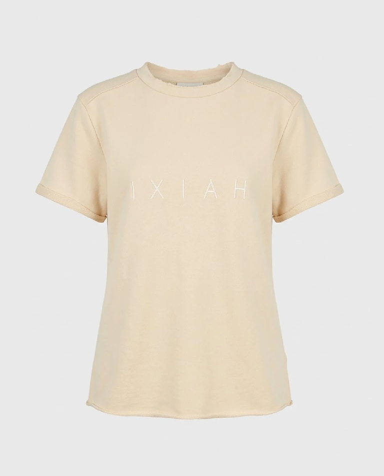 Beżowy t-shirt Signature 2021 - Image #5