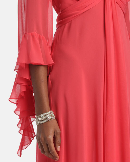 Koralowa sukienka Plinia - Image #4