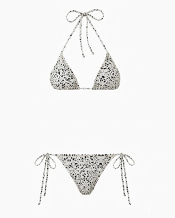 Białe bikini w kropki Concetta - Image #6