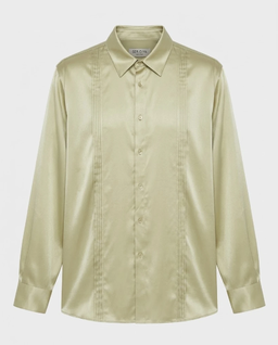 Koszula z jedwabiu Moss - Image #1