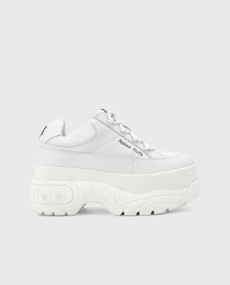 Białe sneakersy Sporty