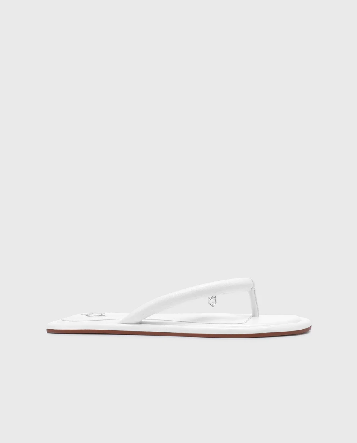 Białe skórzane japonki Grenada - Image #0