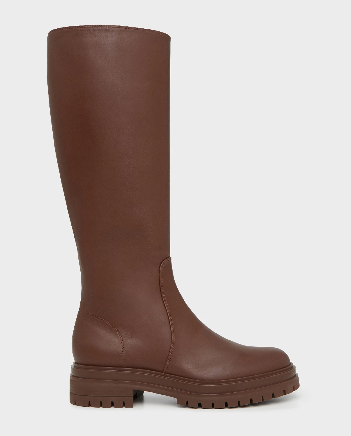 Brązowe skórzane kozaki - Image #0