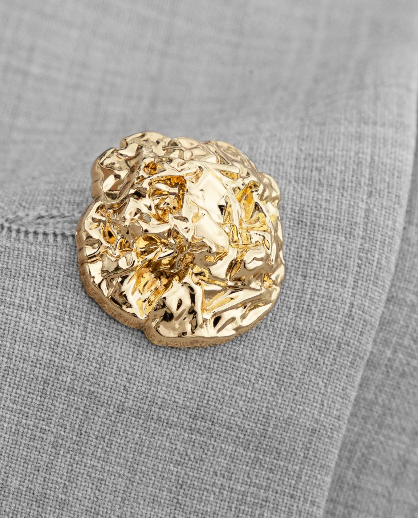 Jasnoszara marynarka z krótkim rękawem - Image #4