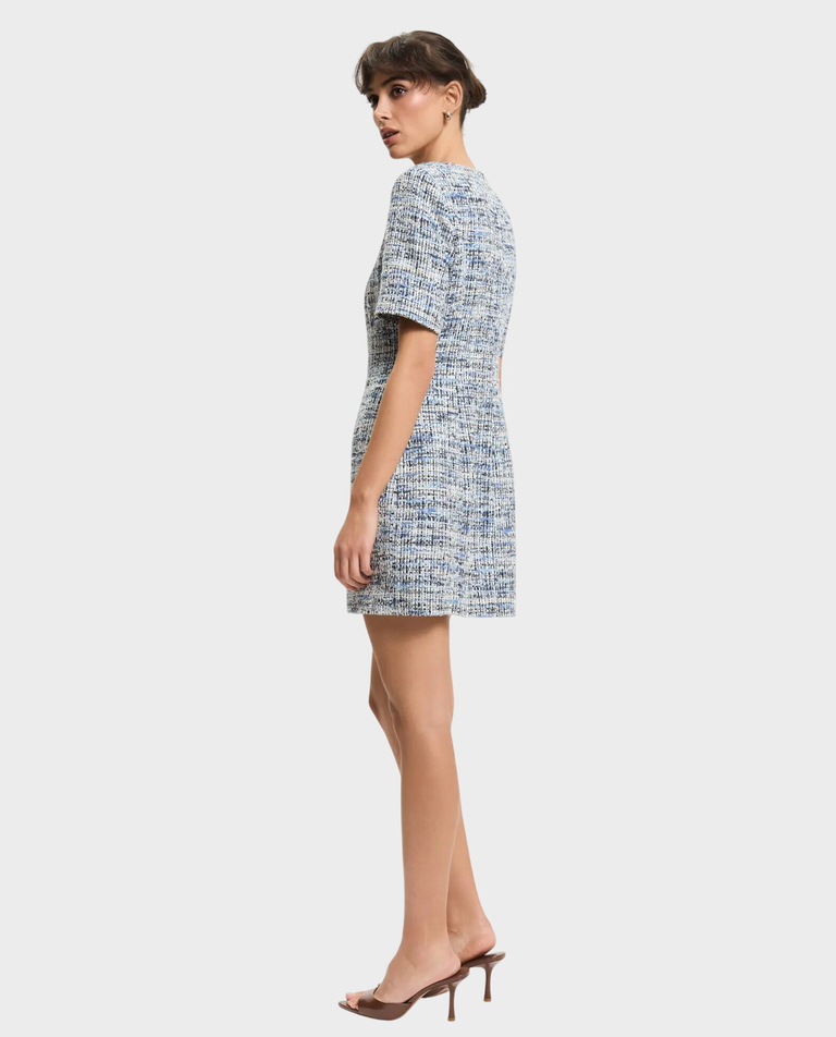 Tweedowa mini sukienka