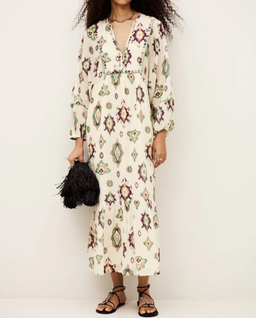 Kremowa sukienka Oelia - Image #0