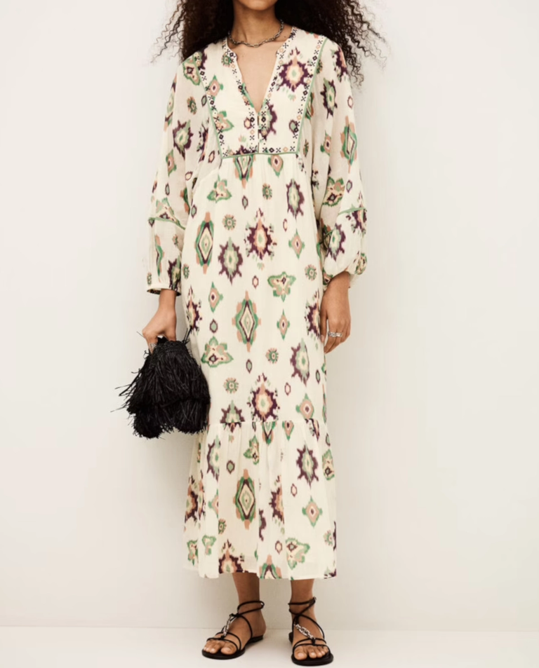 Kremowa sukienka Oelia