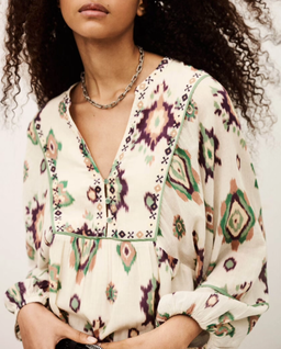 Kremowa sukienka Oelia - Image #2