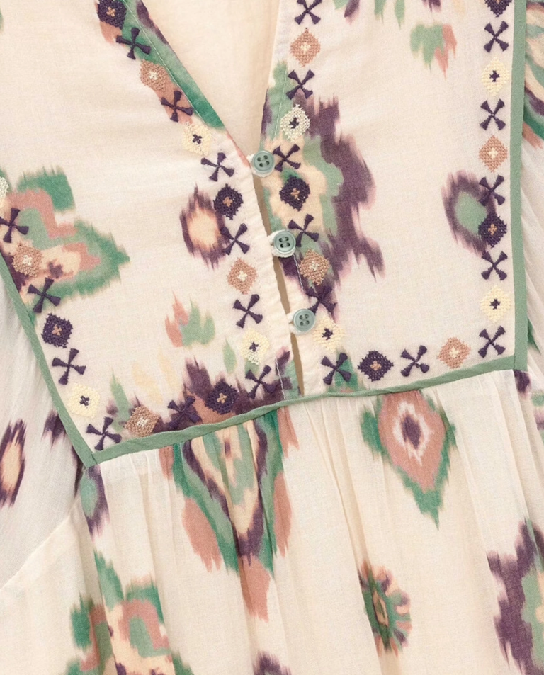 Kremowa sukienka Oelia - Image #4