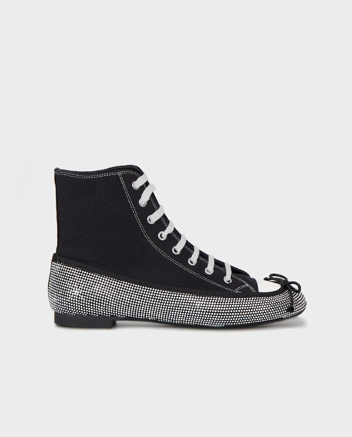 Czarne trampki z kryształami - Image #0
