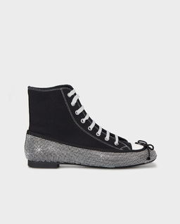 Czarne trampki z kryształami - Image #0