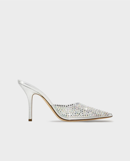 Kryształowe mule na obcasie - Image #0