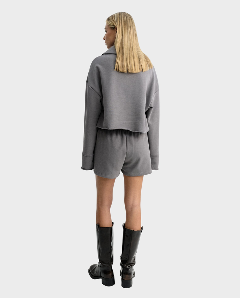 Szare szorty z kieszeniami - Image #2