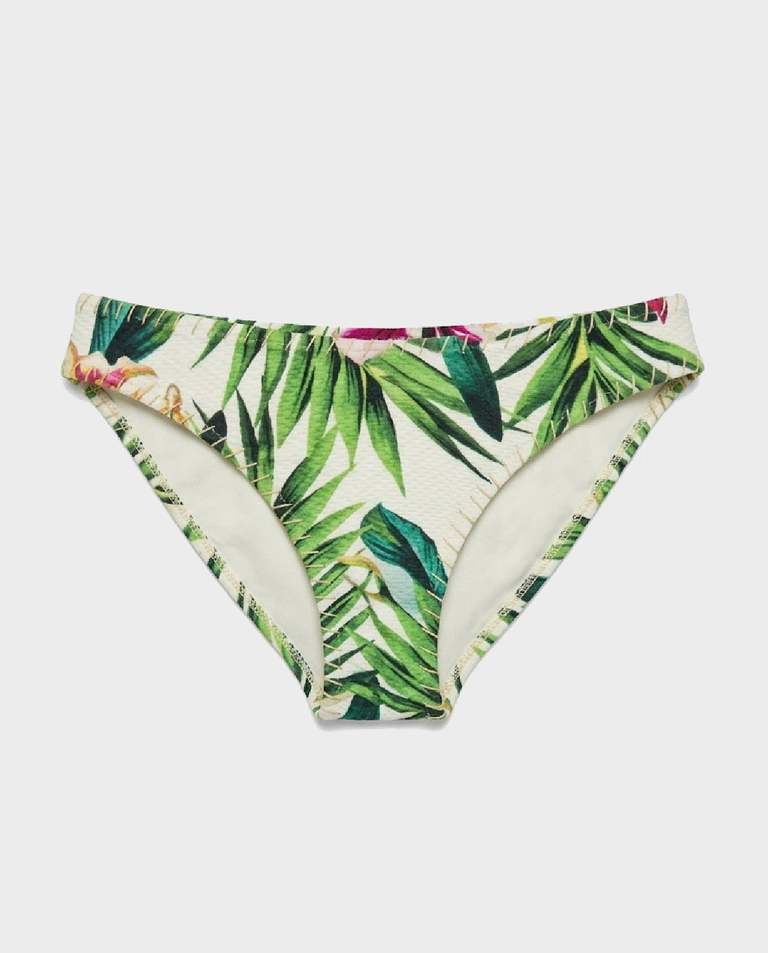 Dół od bikini w tropikalny wzór