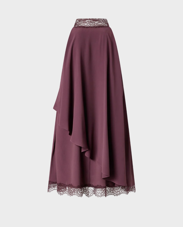 Burgundowa sukienka Mirtillo