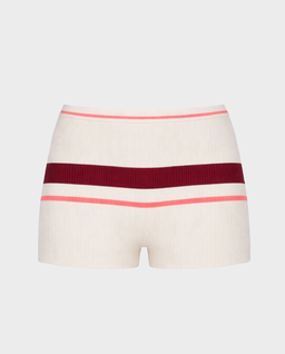 Kremowe dzianinowe szorty - Image #1