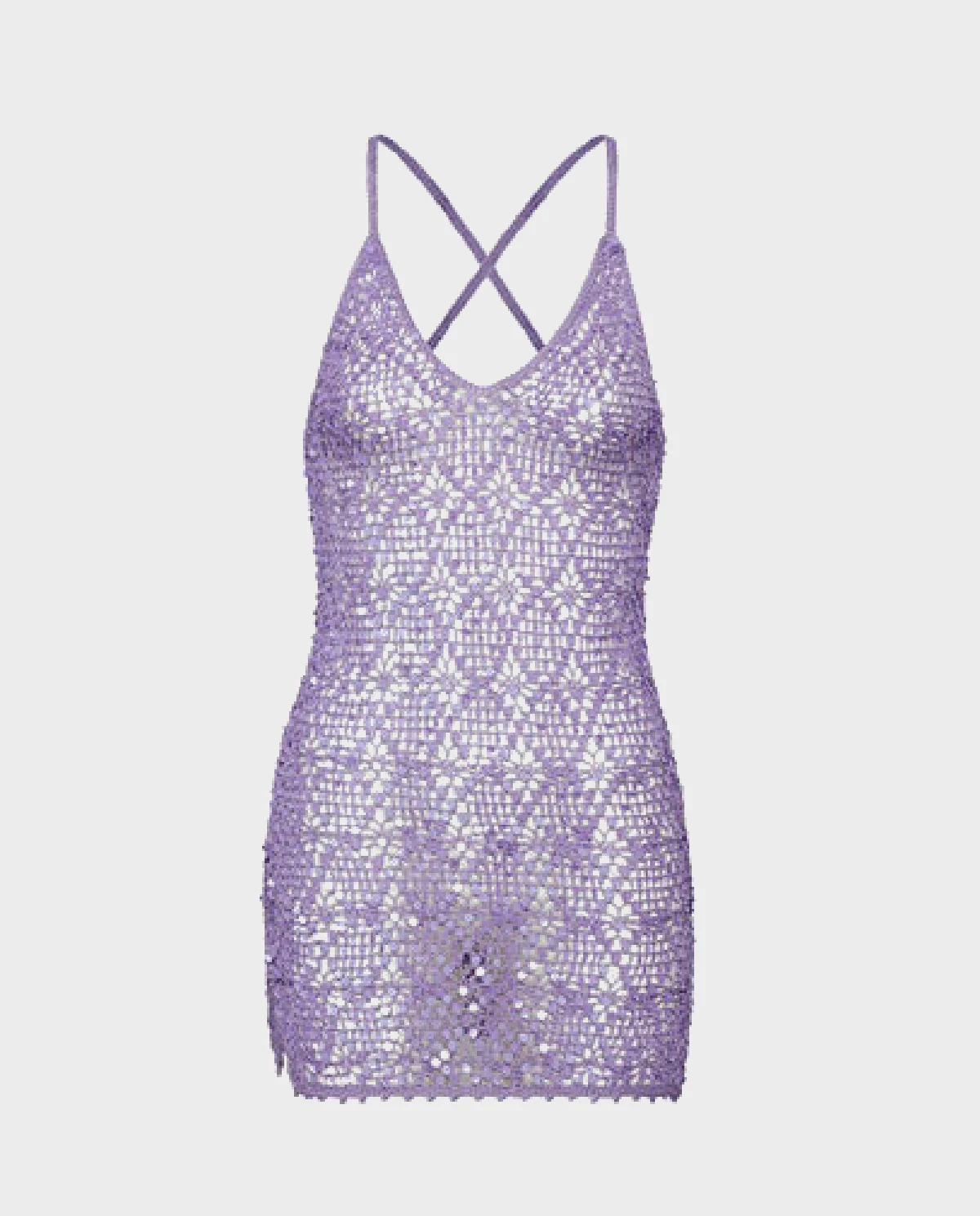 Szydełkowa sukienka z cekinami Elliana - Image #4