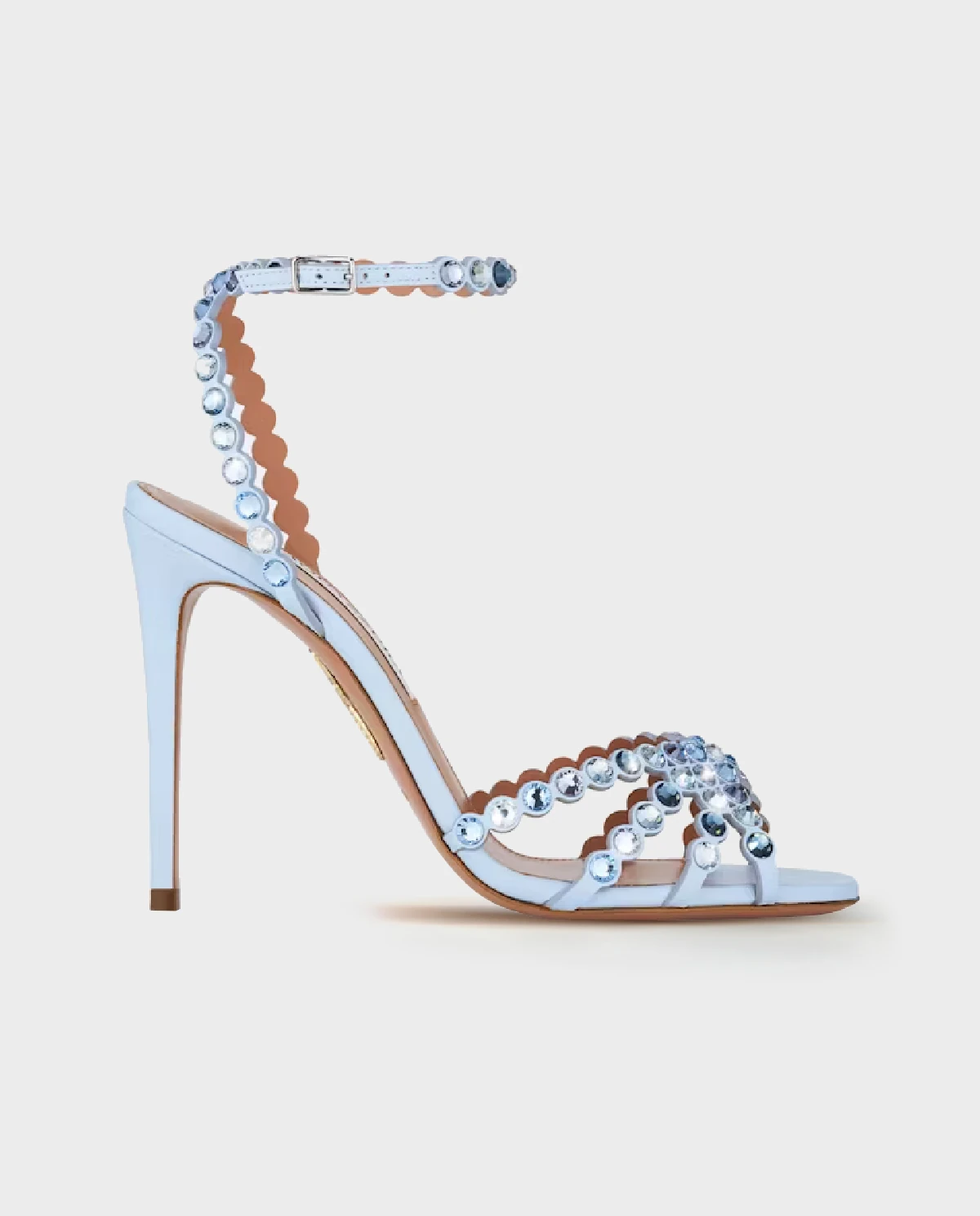 Błękitne sandały na szpilce Tequila 105 - Image #0