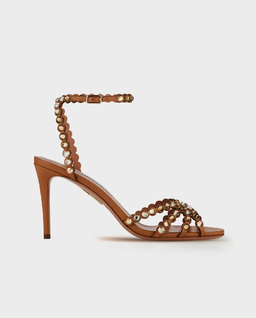 Sandały na szpilce z kryształkami Tequila 85 - Image #0
