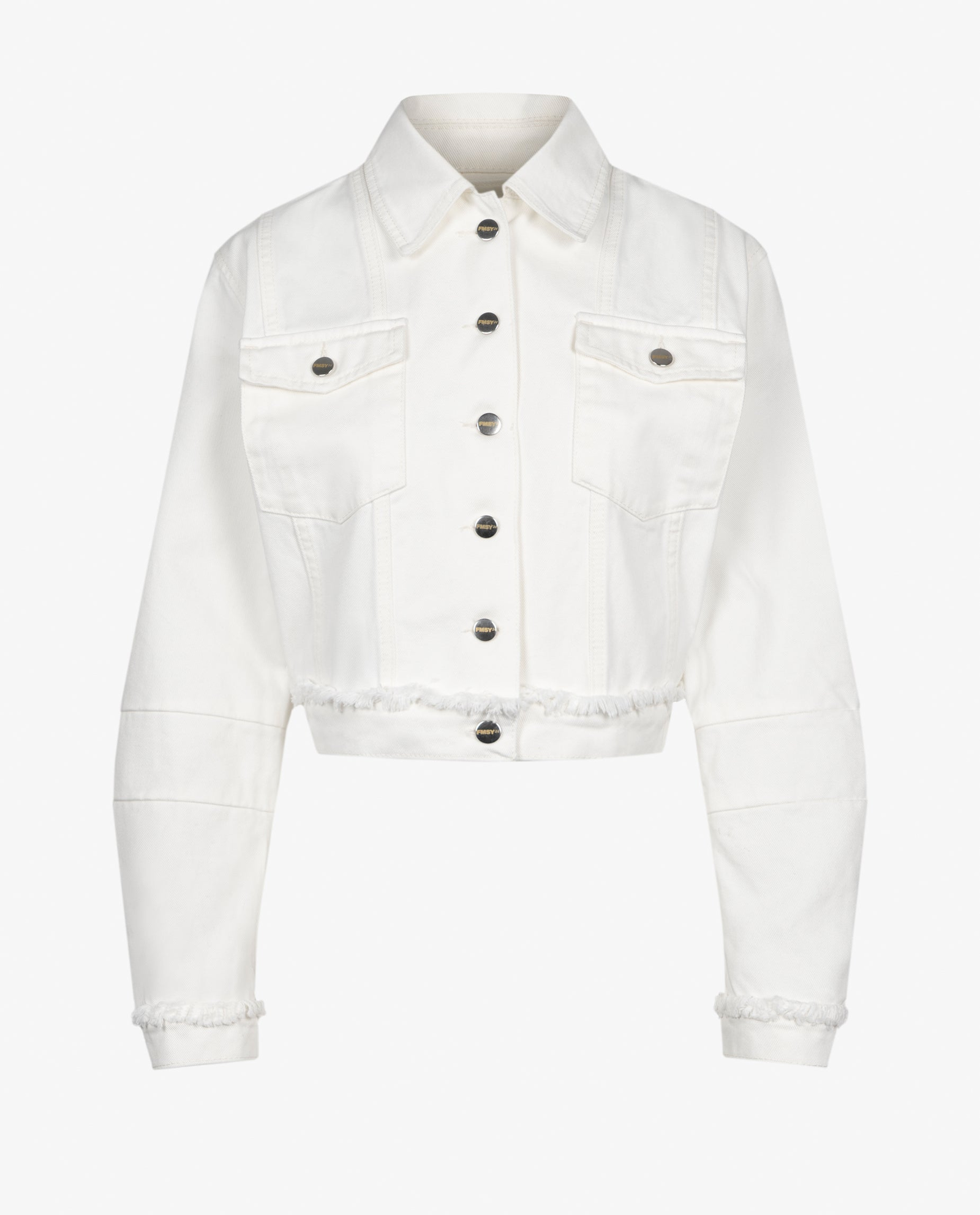 Biała kurtka jeansowa Raw - Image #4