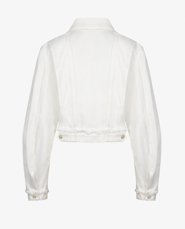 Biała kurtka jeansowa Raw - Image #5