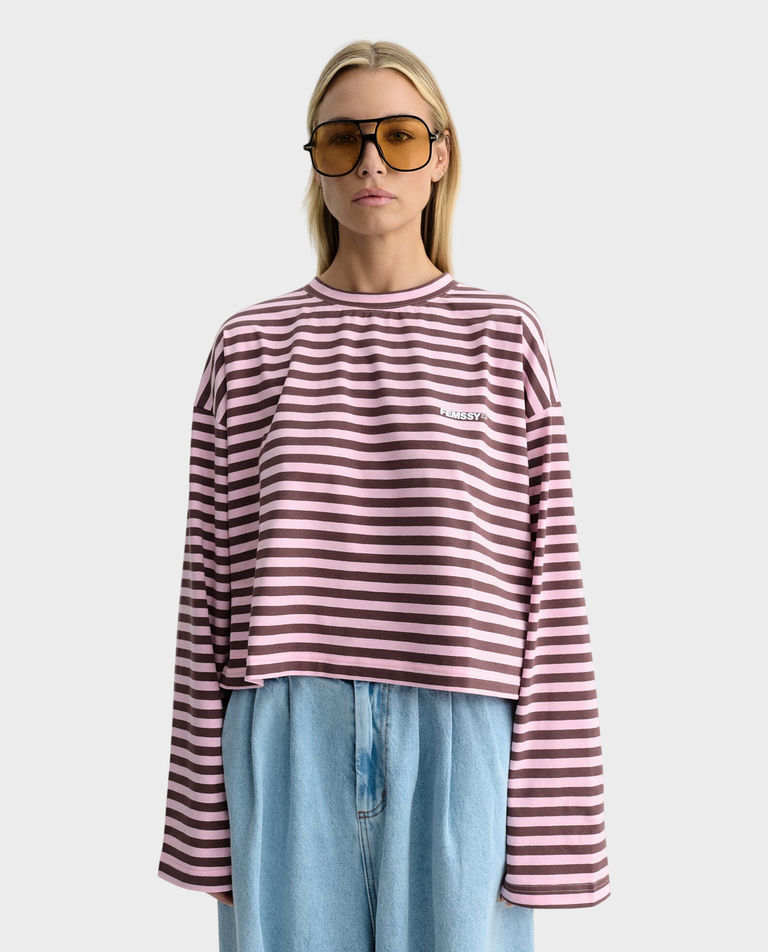 Longsleeve w paski Elin