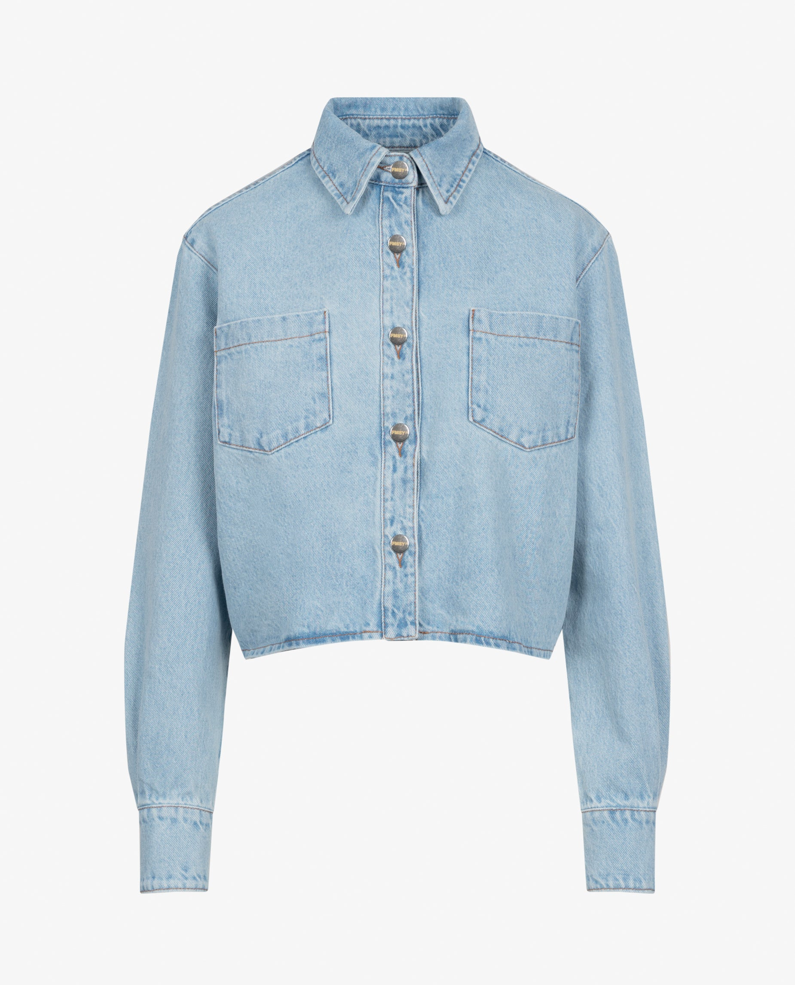 Jeansowa kurtka z krawatem Gigi - Image #4