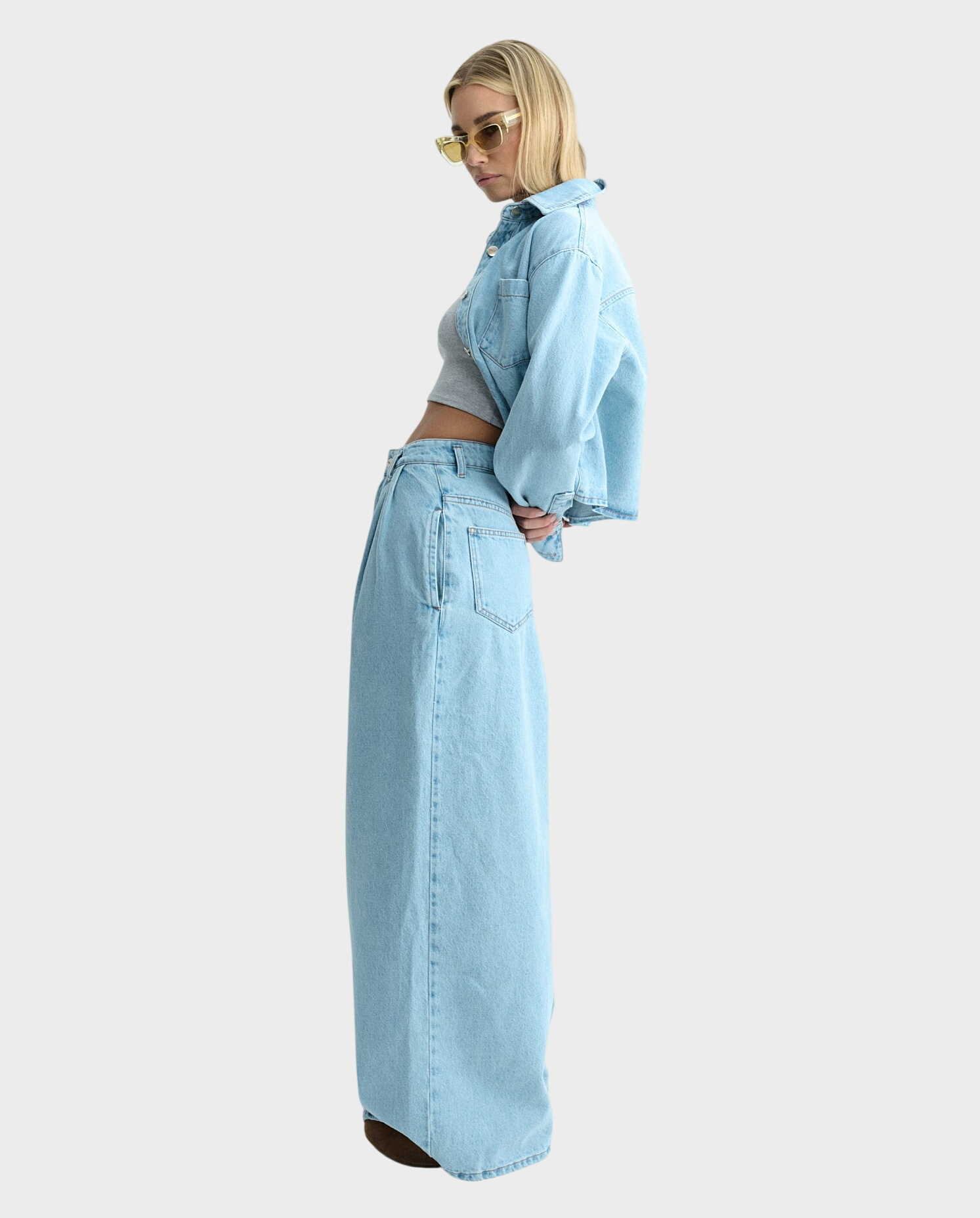 Szerokie jeansy o kroju baggy - Image #2