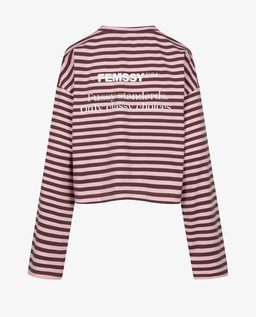 Longsleeve w paski Elin - Image #4
