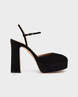 Czarne czółenka na platformie Groove 120 - Image #0