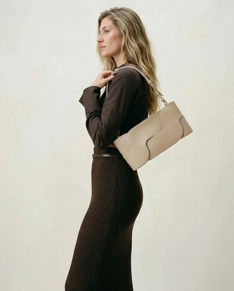 Kremowa torebka na ramię Panna 7 - Image #5