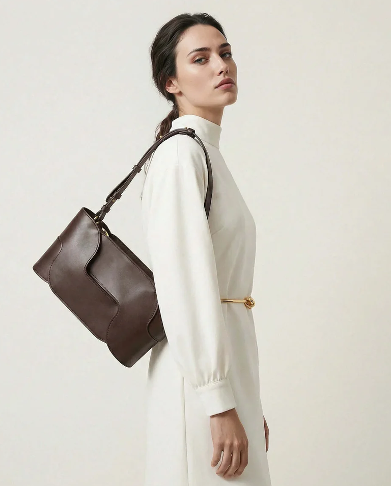 Brązowa torebka na ramię Panna 7 - Image #5