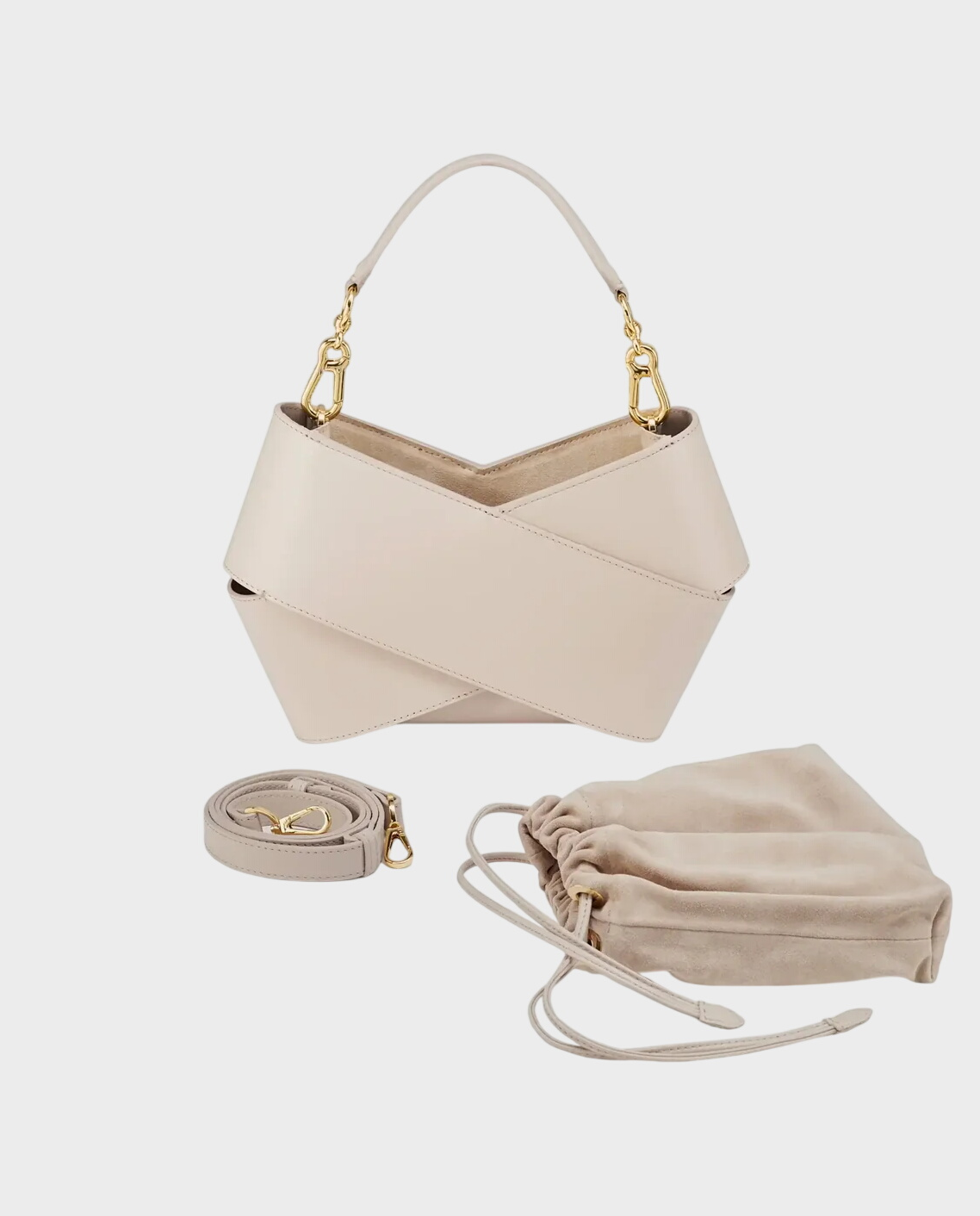 Kremowa torebka do ręki Panna 5 - Image #3