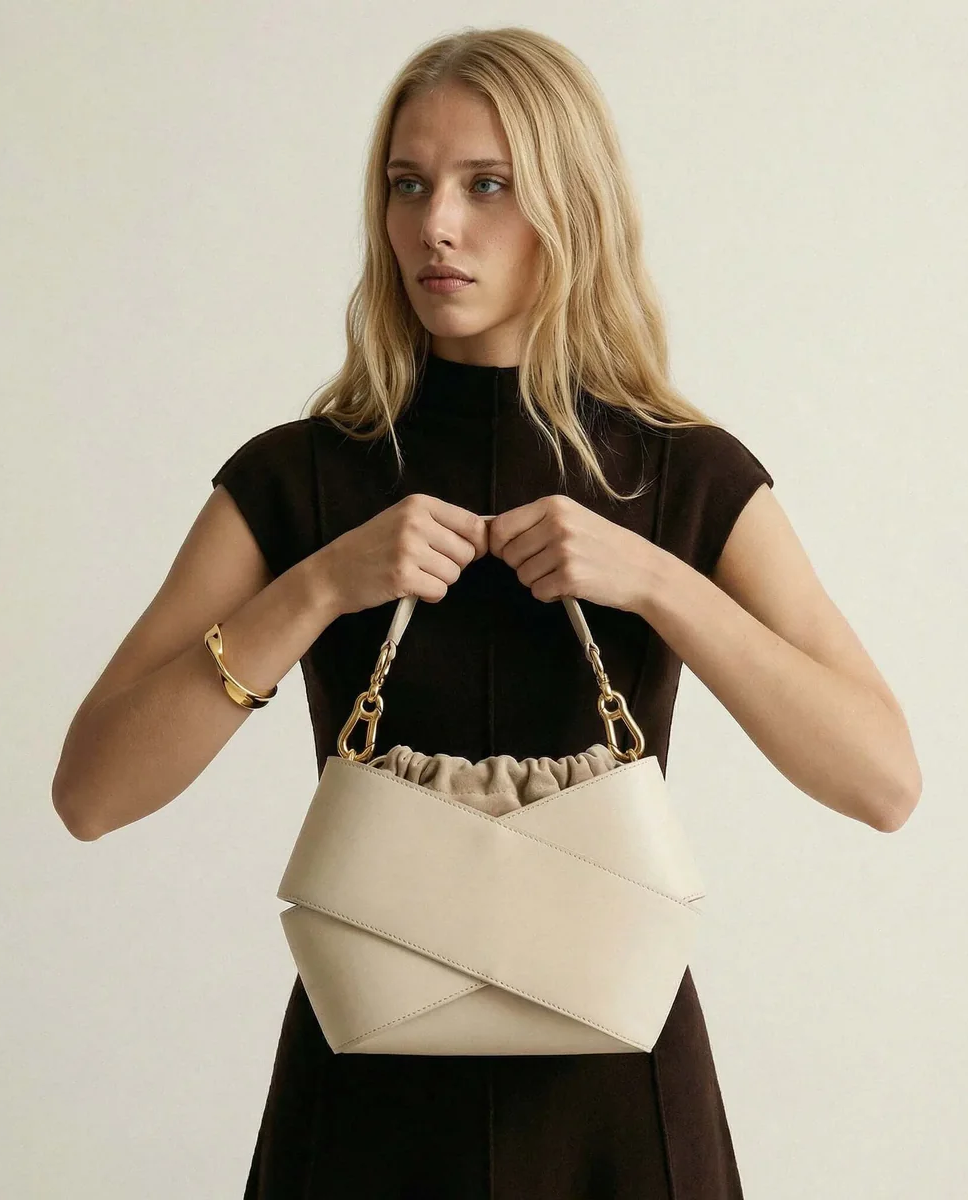 Kremowa torebka do ręki Panna 5 - Image #4