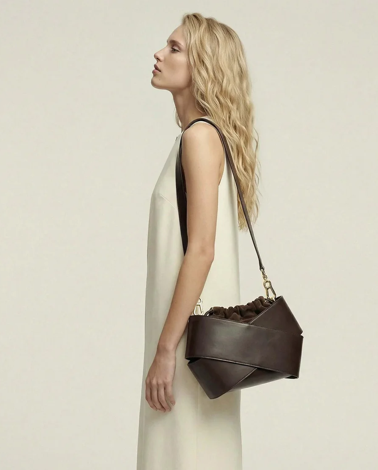 Brązowa torebka do ręki Panna 5 - Image #5