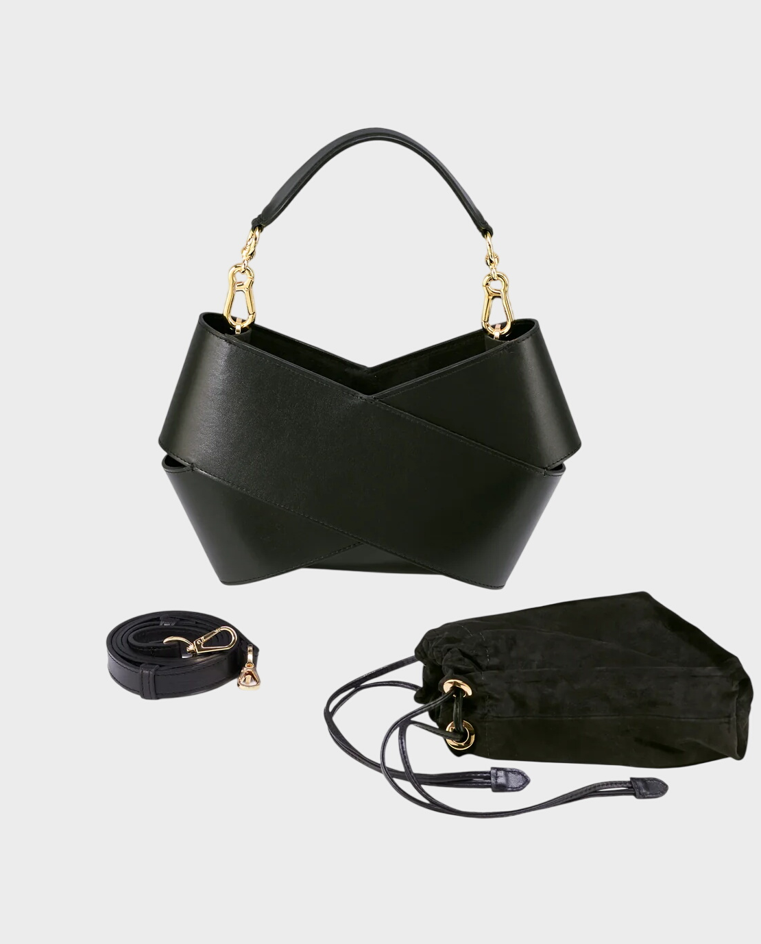 Czarna torebka do ręki Panna 5 - Image #3