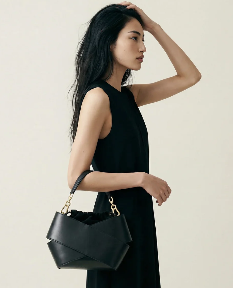 Czarna torebka do ręki Panna 5 - Image #5