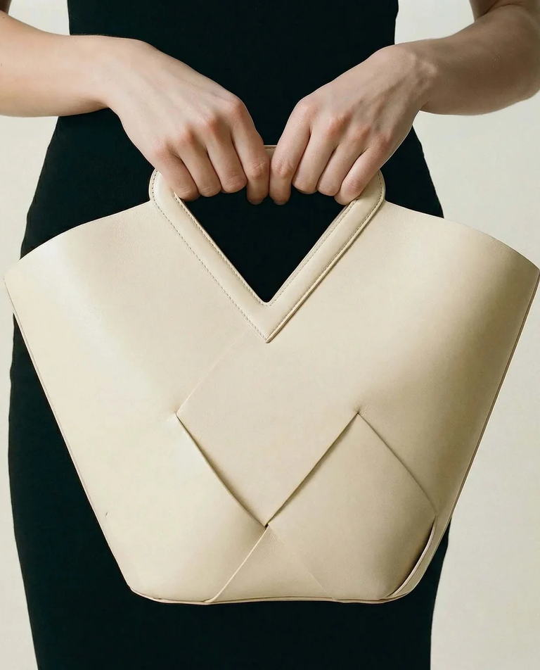 Kremowa torebka na ramię Panienka 3 - Image #3