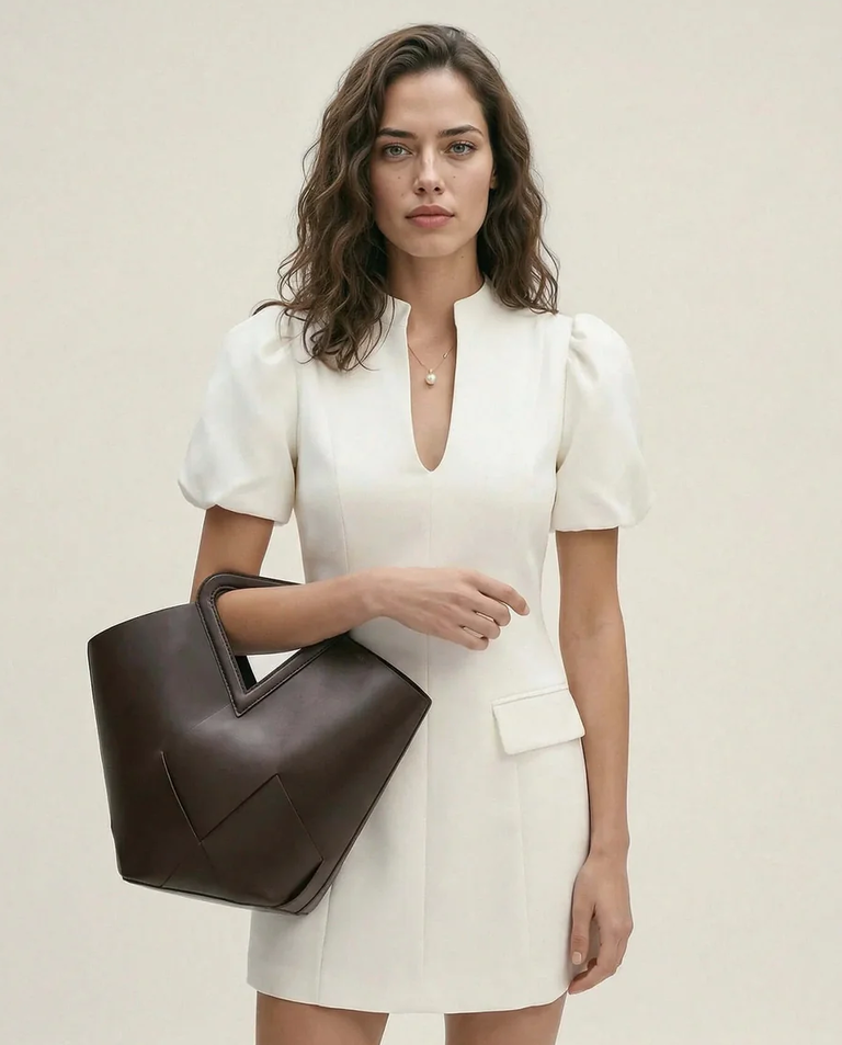 Brązowa torebka na ramię Panienka 3 - Image #5