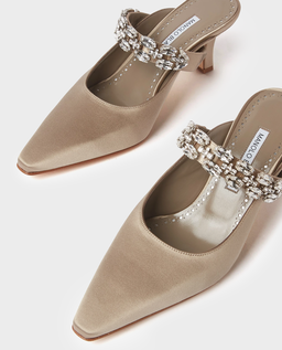 Beżowe mule Tamolmu 70 - Image #2