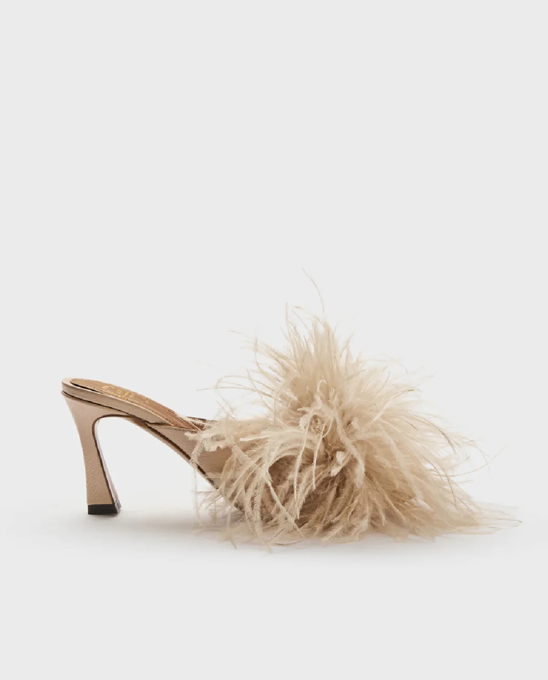 Klapki na obcasie Ziano 75