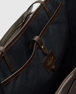 Ciemnobrązowa zamszowa torba Eraclea - Image #3