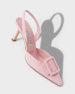 Jasnoróżowe czółenka Maysli 70 - Image #3