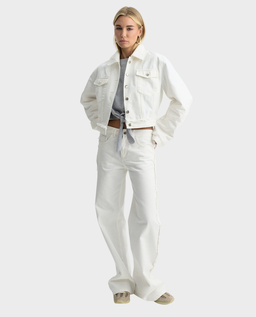 Białe spodnie jeansowe Stone - Image #1