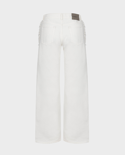 Białe spodnie jeansowe Stone - Image #4