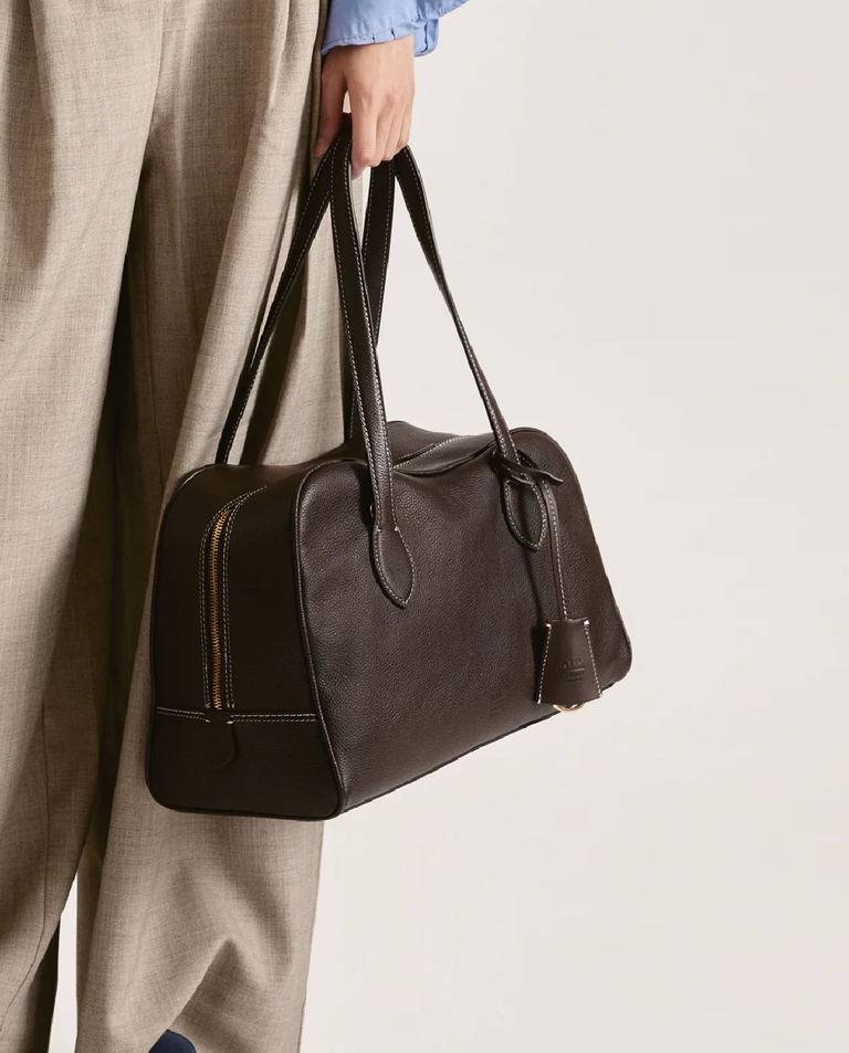 Ciemnobrązowa torba na ramię Noale - Image #2