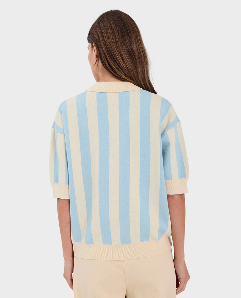 Dzianinowa bluzka polo Varsity