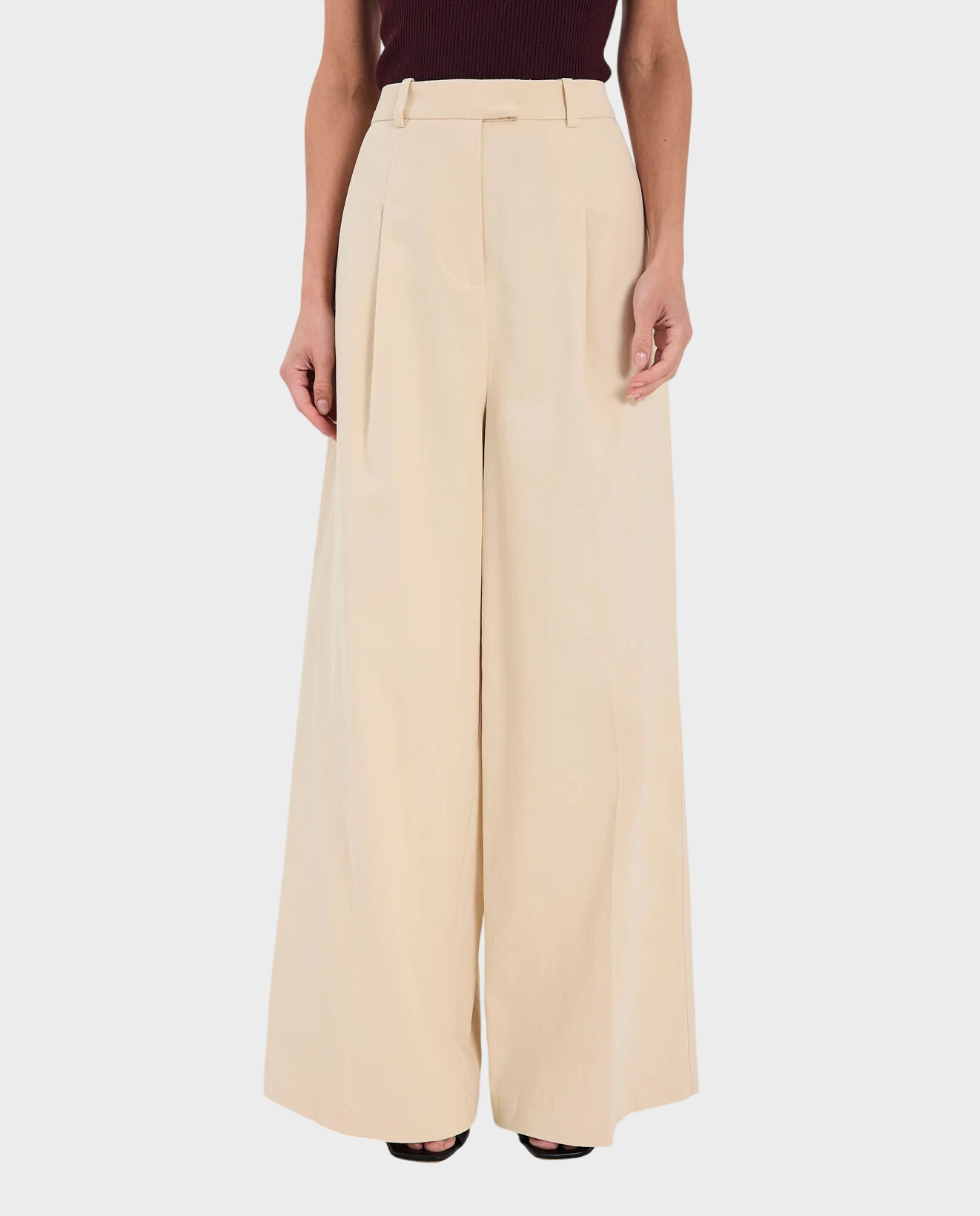 Kremowe spodnie Vani - Image #0