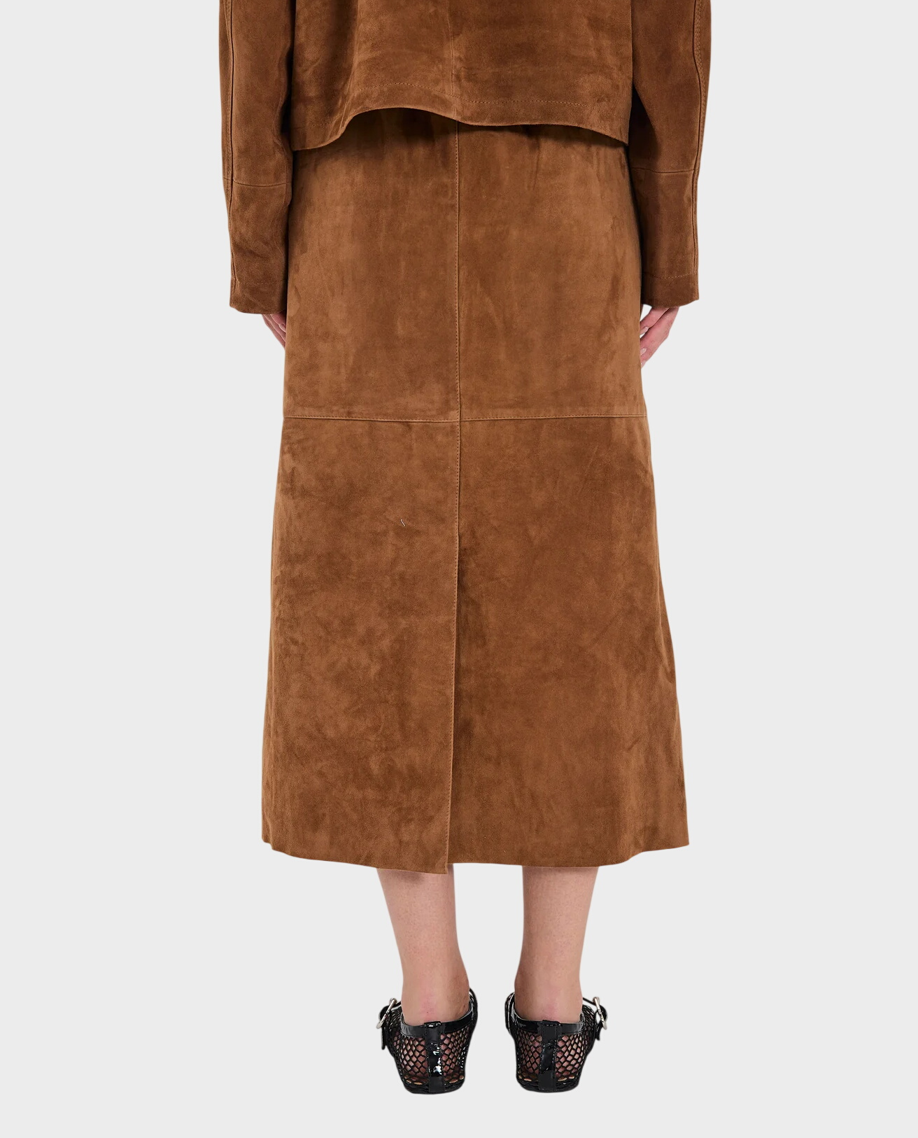 Zamszowa spódnica midi Shelby - Image #1